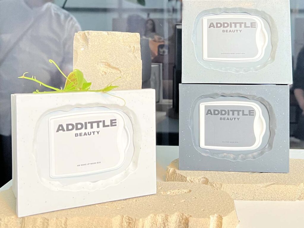ADDITTLE BEAUTY マスクボックス 拭き取りシート ケースのデザイン